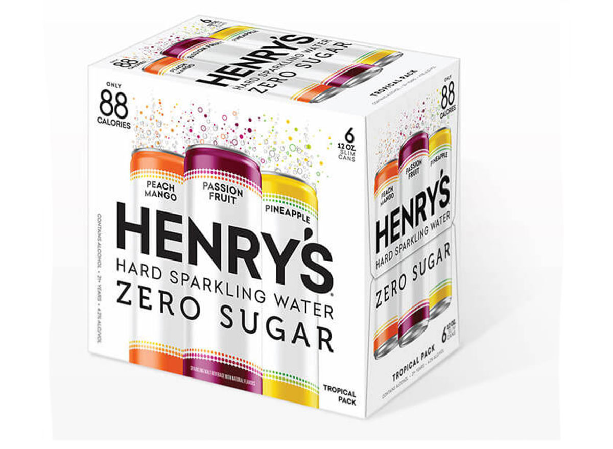 assorted henrys hard sparkling water 6-pack