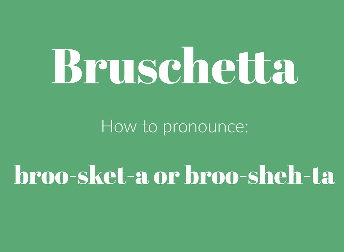 how to pronounce bruschetta graphic