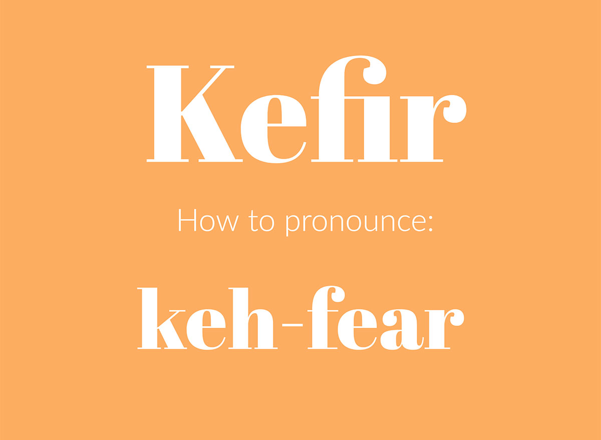 how to pronounce kefir graphic