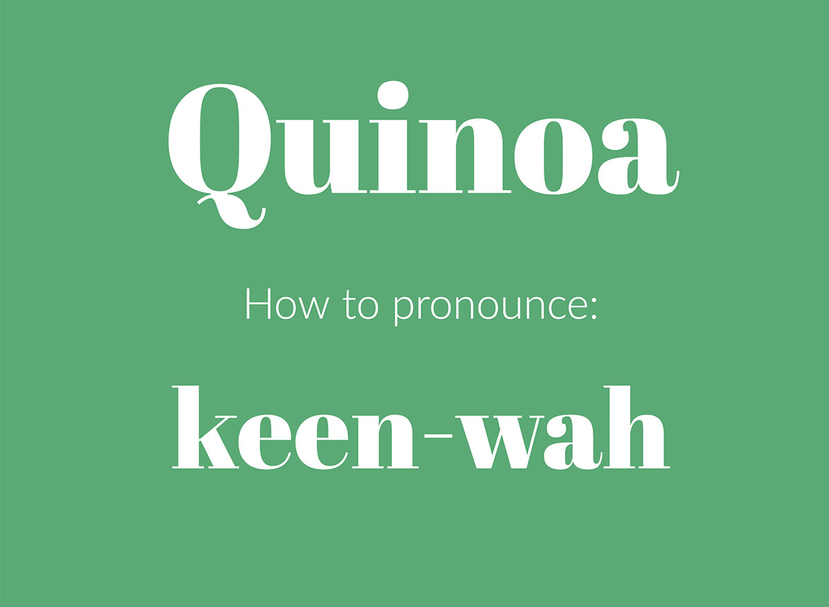 50 commonly mispronounced food words, plus 15 more - HellaWella