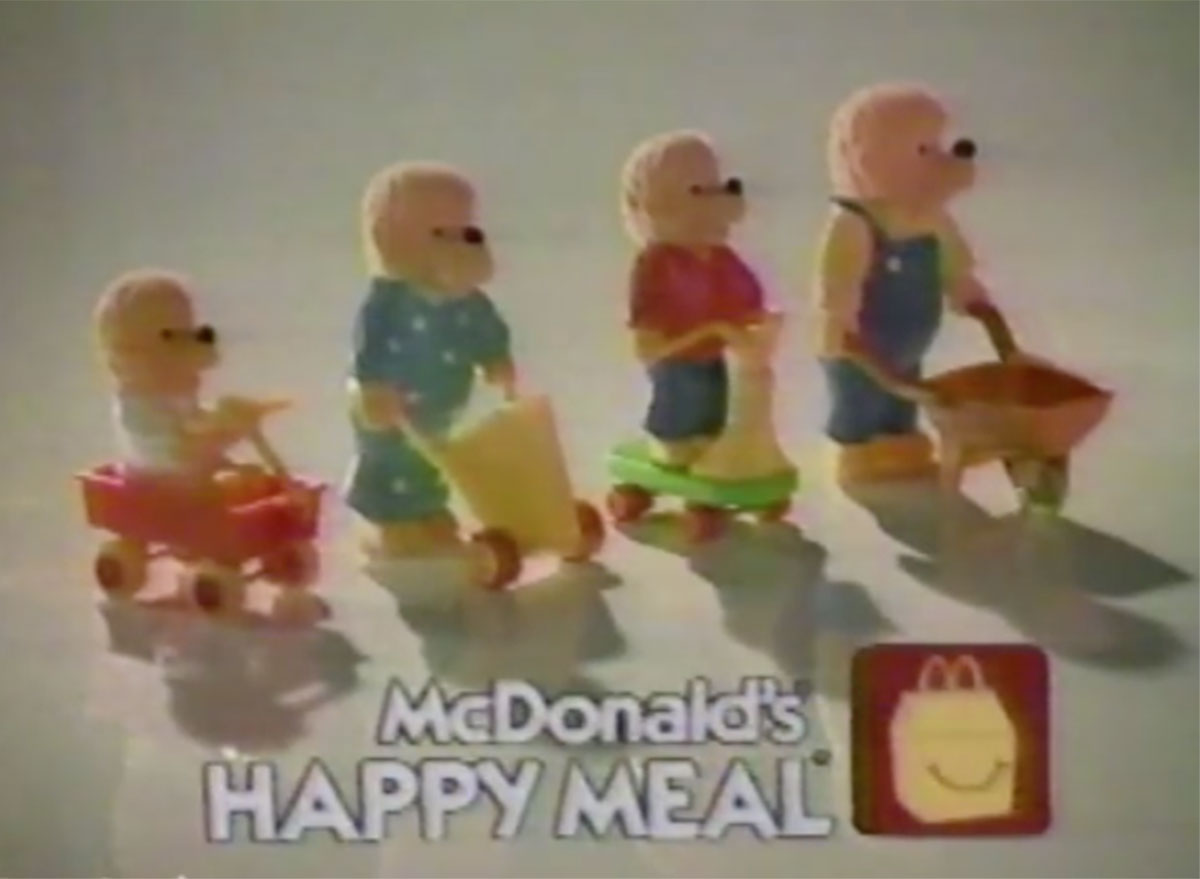 Berenstain bears mcdonalds happy meal toys