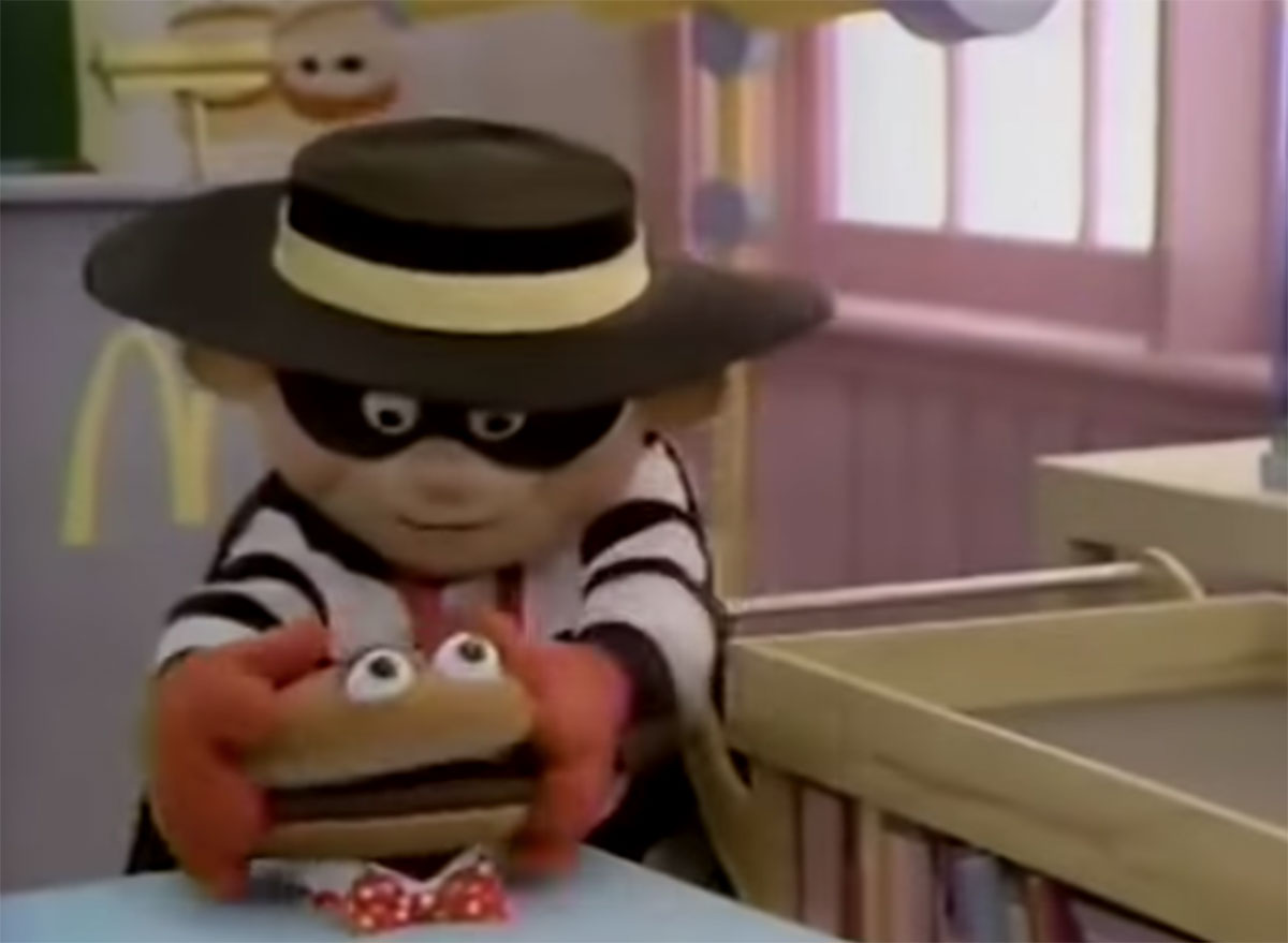 Mcdonalds hamburglar in the 1980s