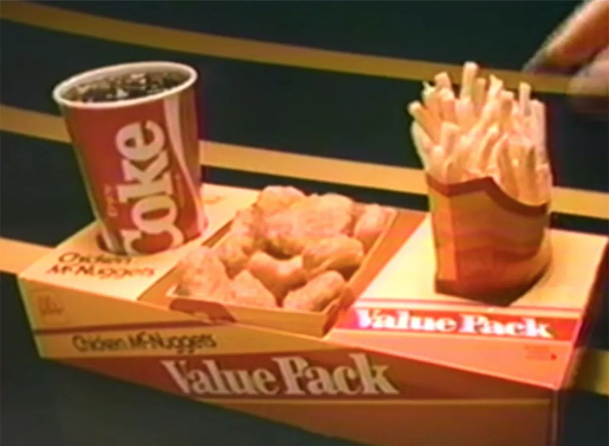 Mcdonalds value pack