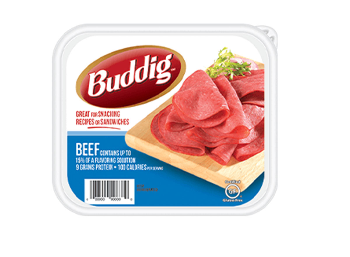 buddig original beef package