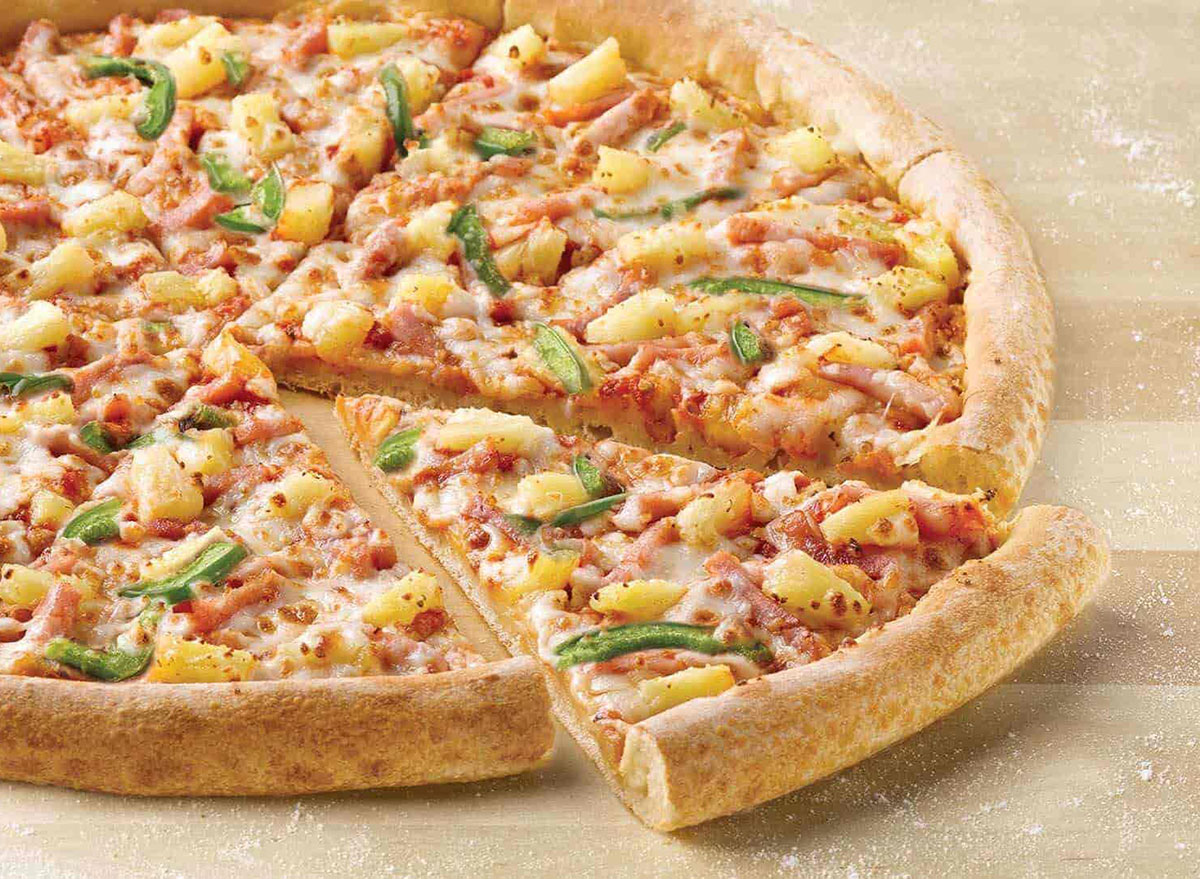 tropical luau pizza