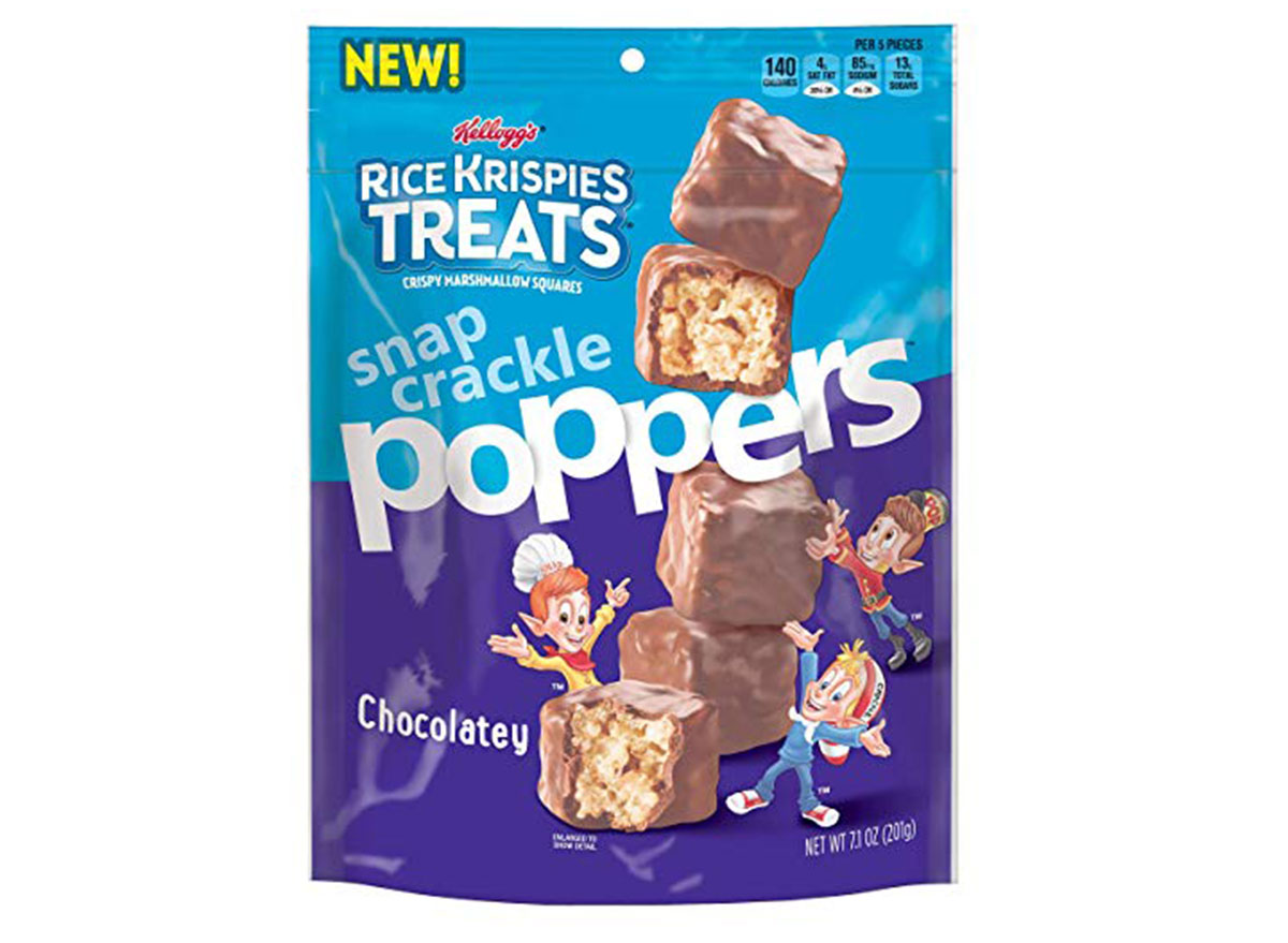 rice crispy treat snap crackle poppers bag