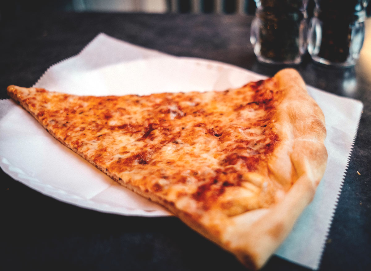 Slice new york pizza unhealthy guilty pleasure foods