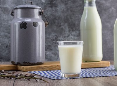 unpasteurized milk glass jar gallon