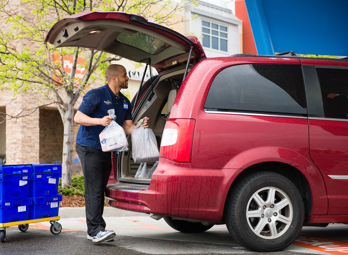 Walmart online grocery pickup