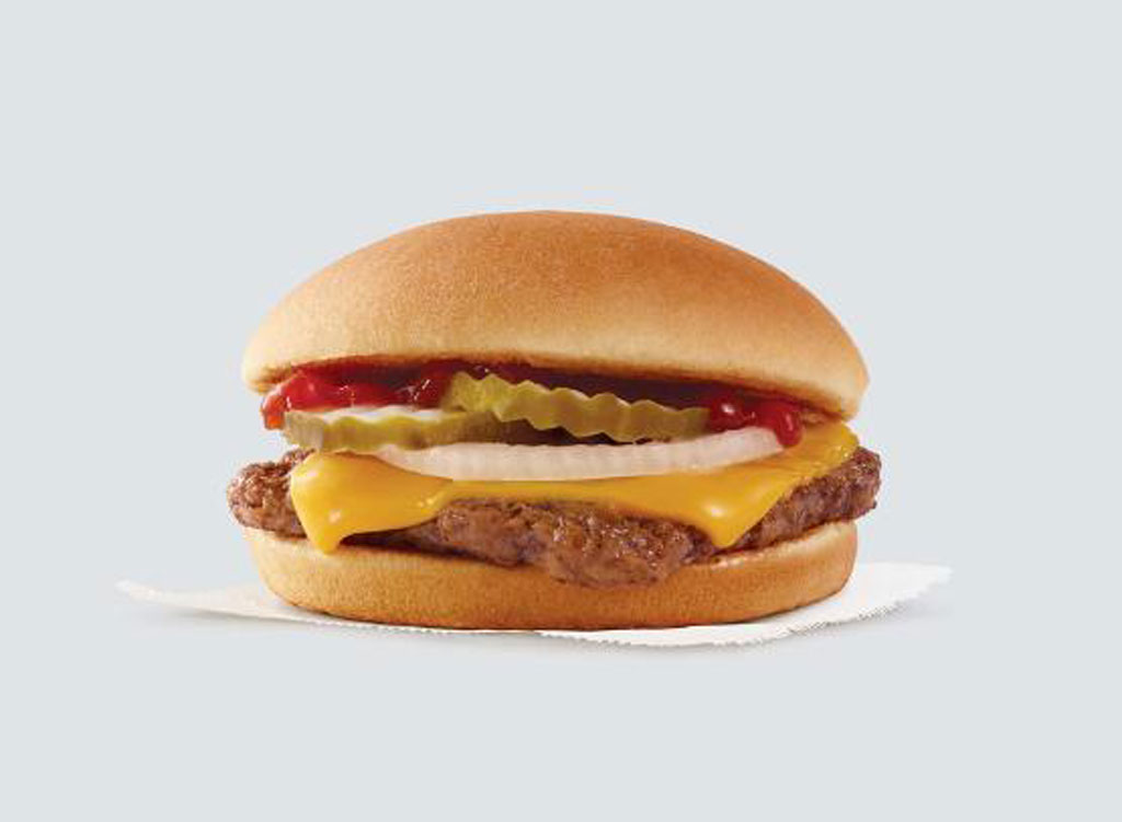 hamburguesa con queso jr wendy's menu