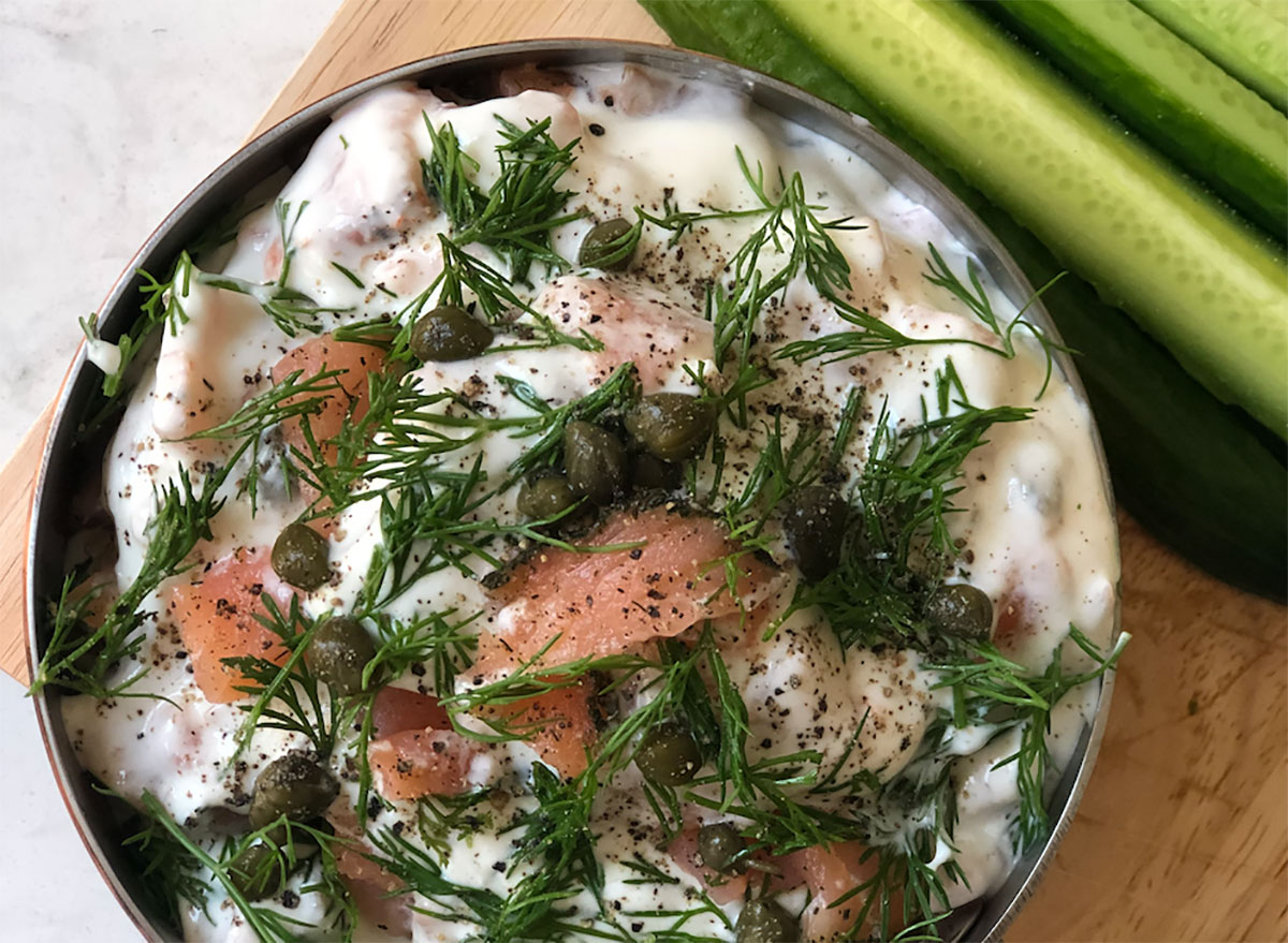 smoked salmon dip with cottage cheese