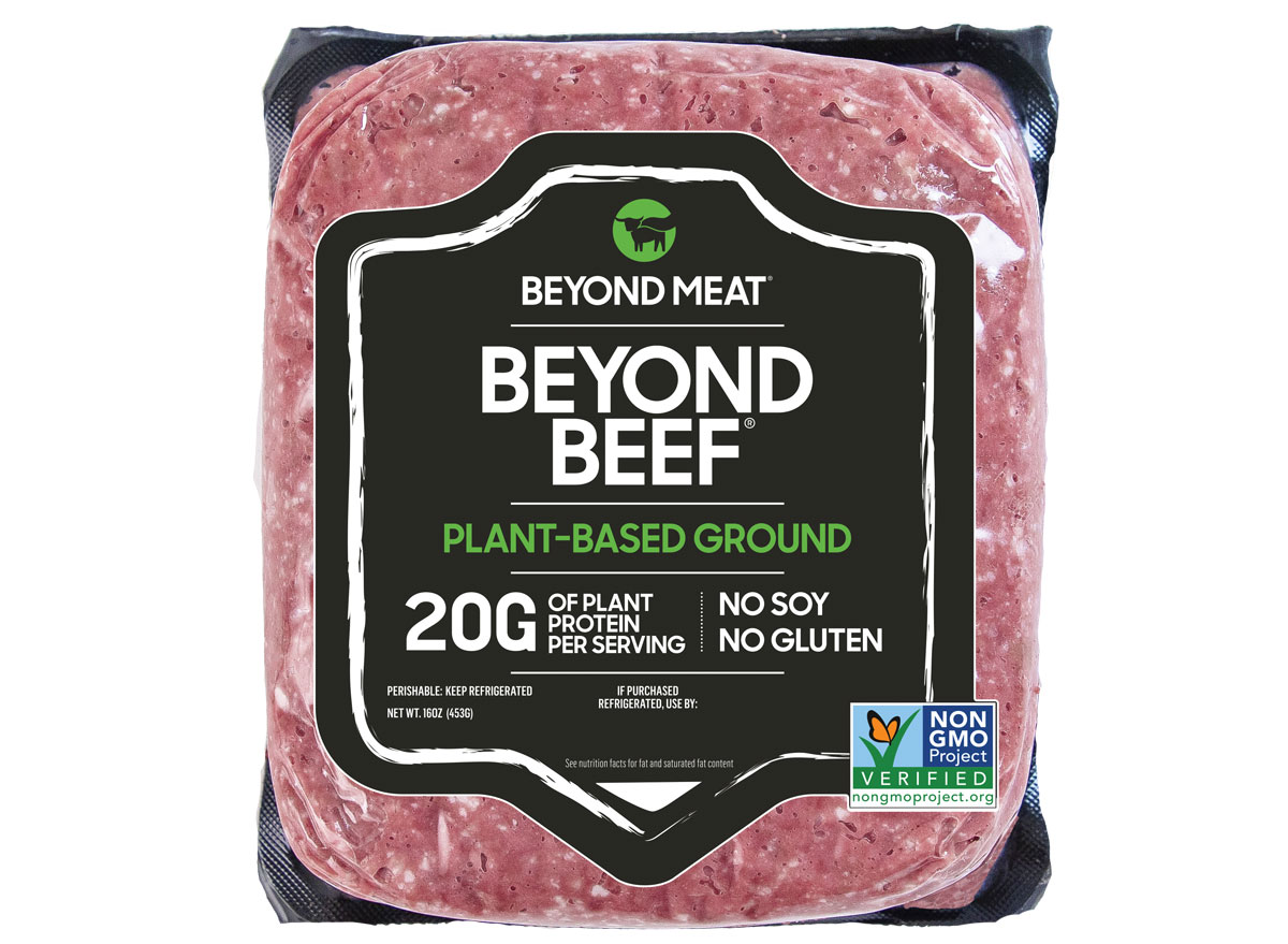 beyond beef ground beef package