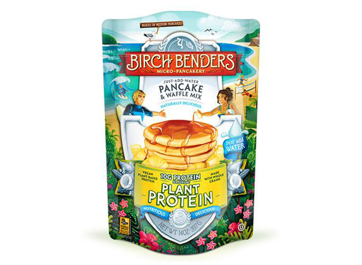 birch benders plant protein pancake waffle mix bag