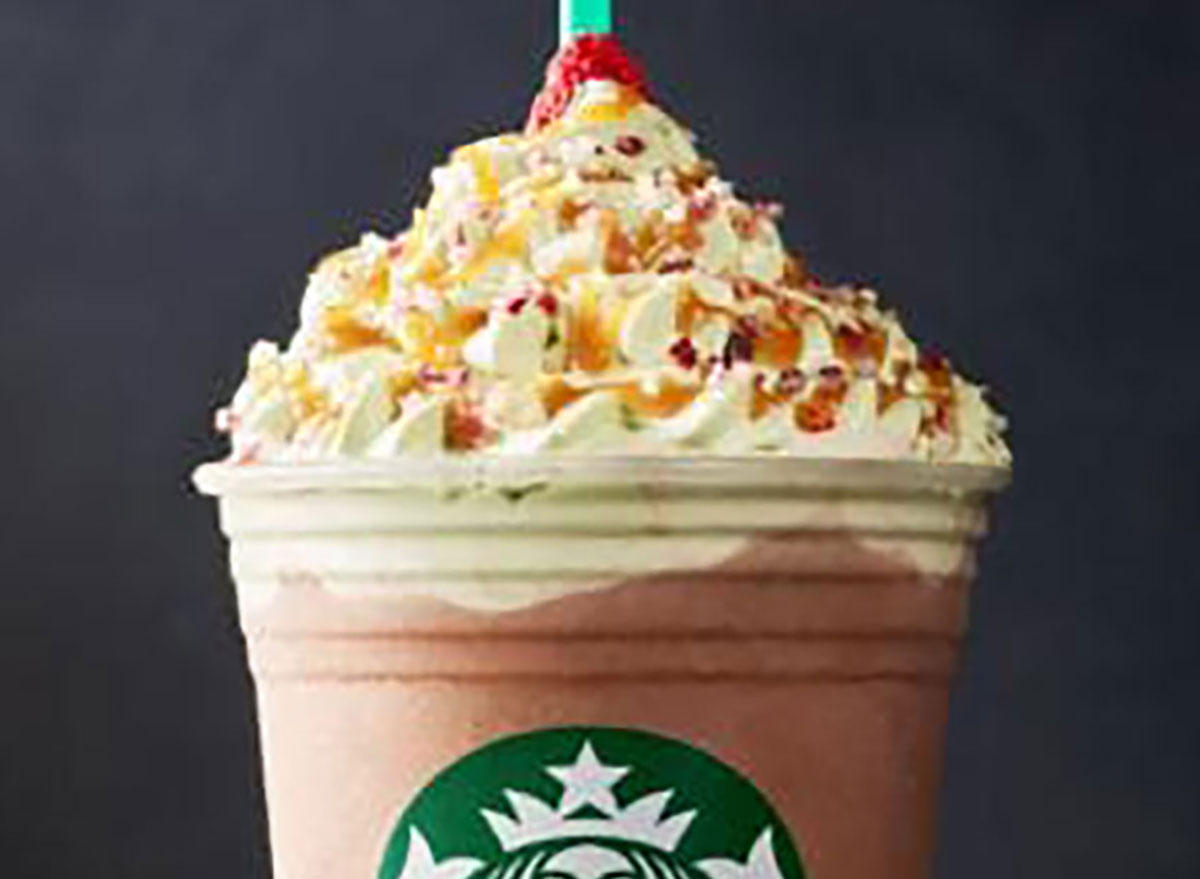 starbucks christmas tree frappuccino