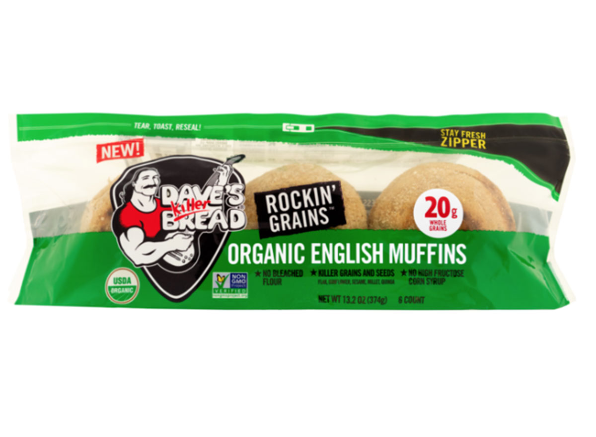 daves killer bread outta this world english muffins rockin grains bag