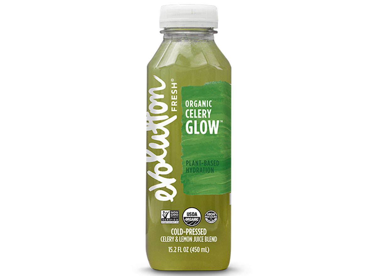 evolution fresh organic celery glow bottle