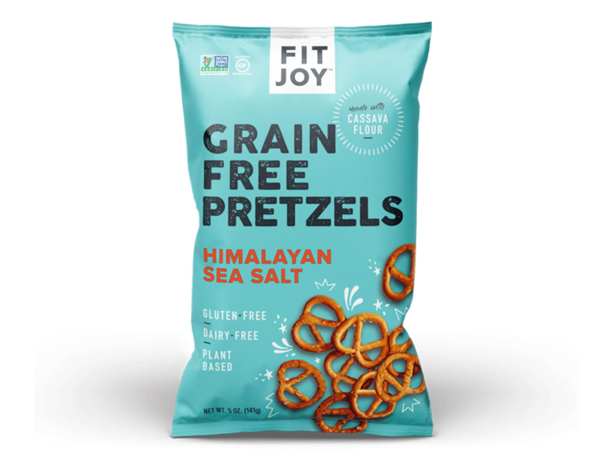 fitjoy grain free pretzels bag