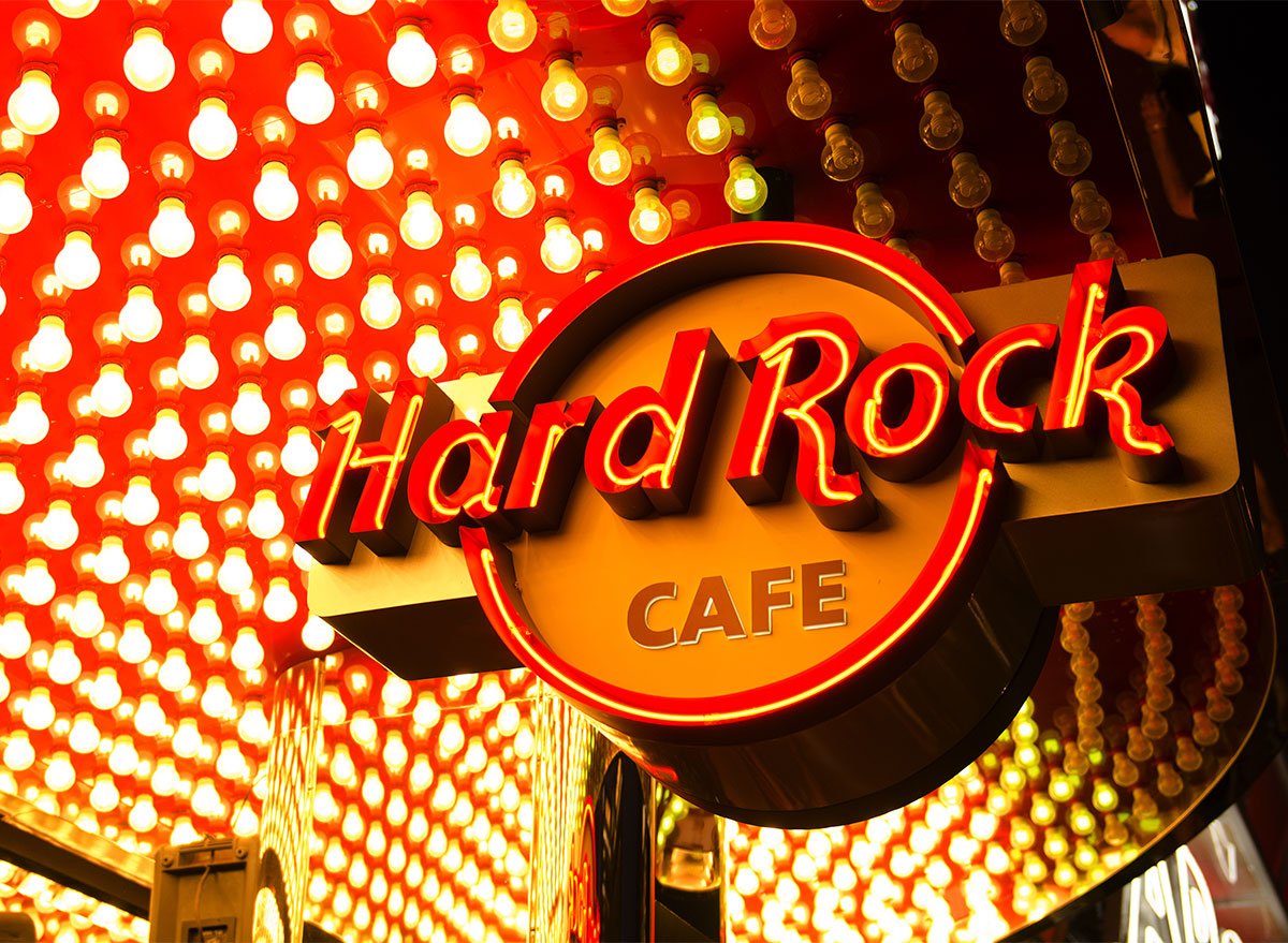 hard rock cafe sign