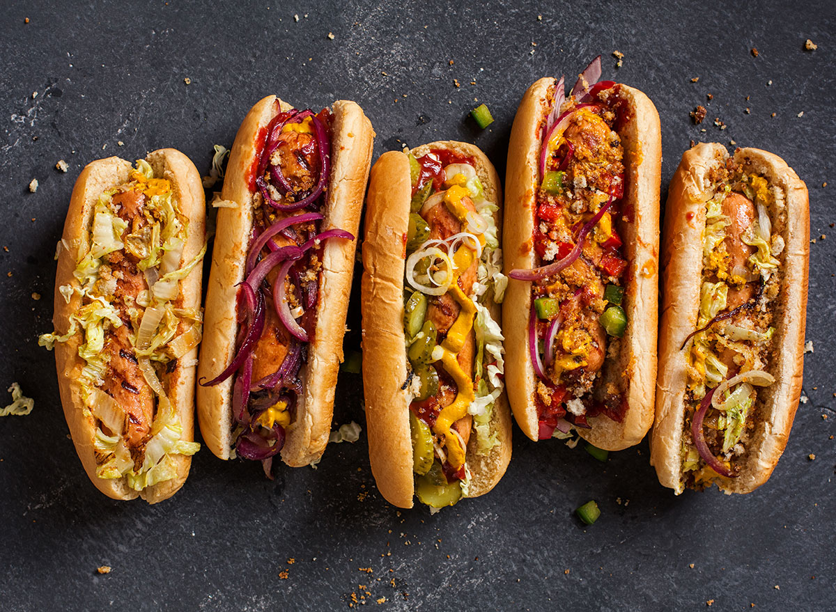 hot dog combinations with crazy toppings