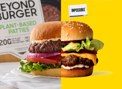 Impossible burger vs beyond burger side by side comparison