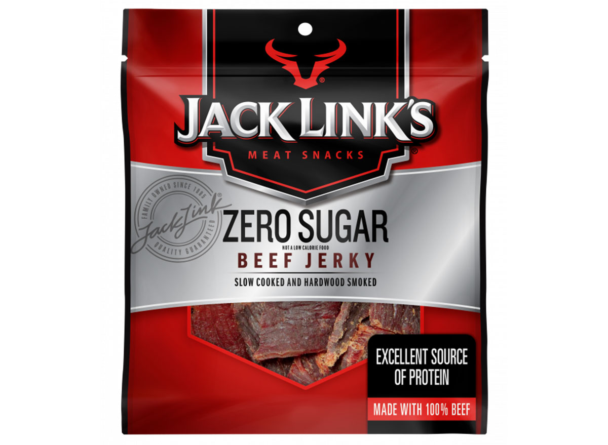 jack links zero sugar beef jerky bag