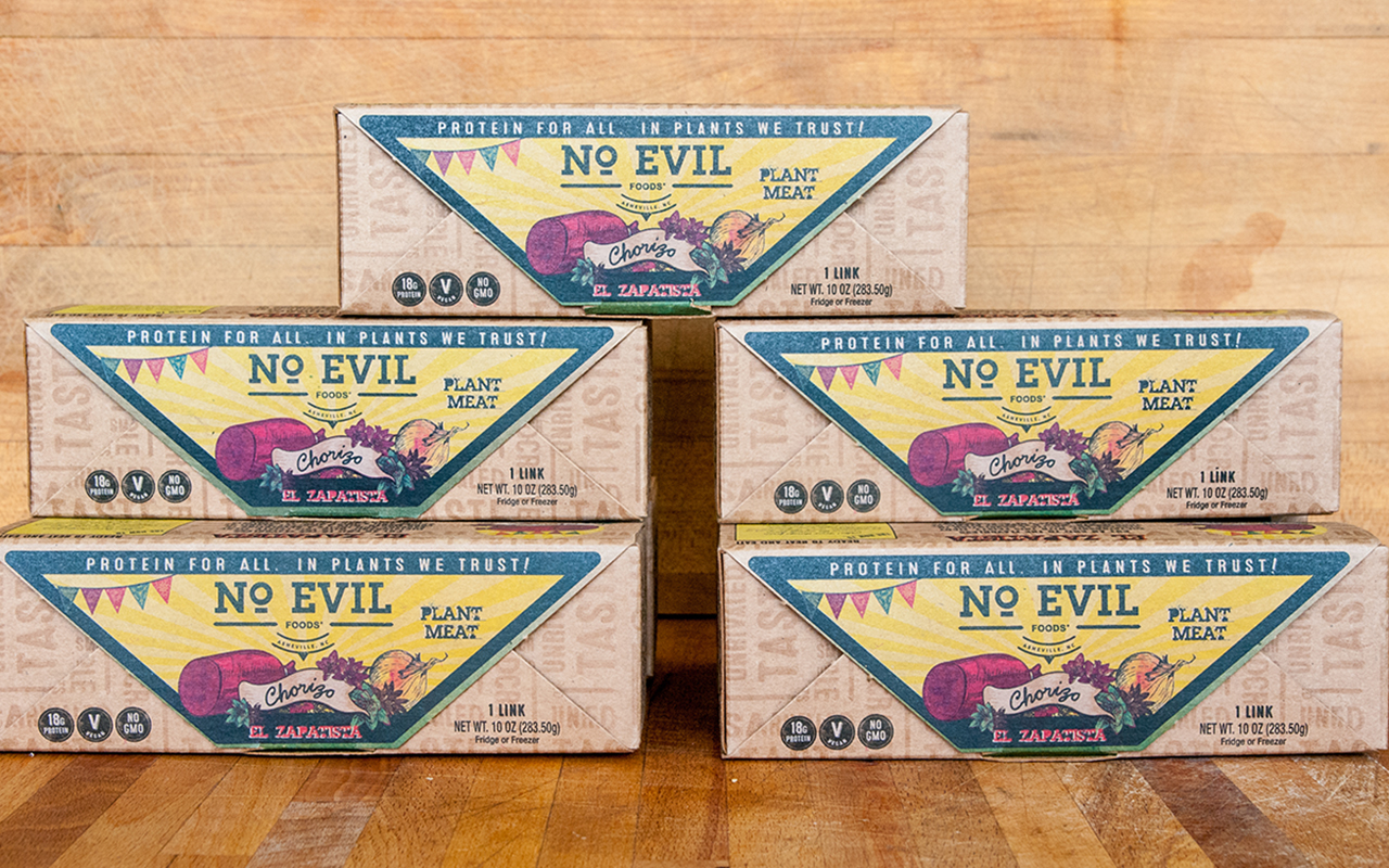 no evil foods plant-based chorizo