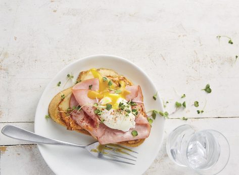 A Flavorful Open-Face Ham & Cheese Sandwich