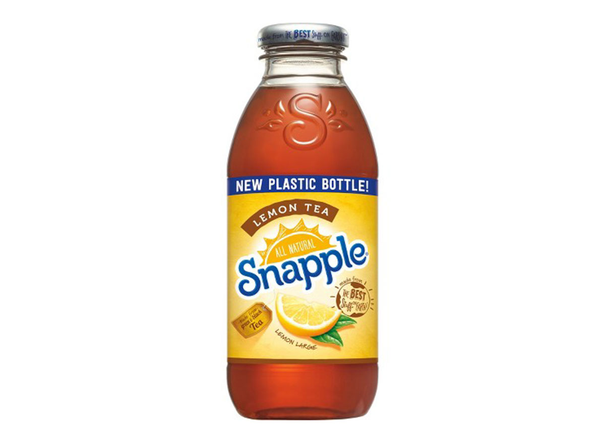 snapple lemon tea bottle