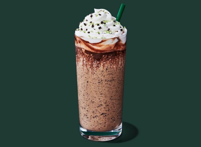starbucks Chocolate Java Mint Frappuccino Blended Beverage