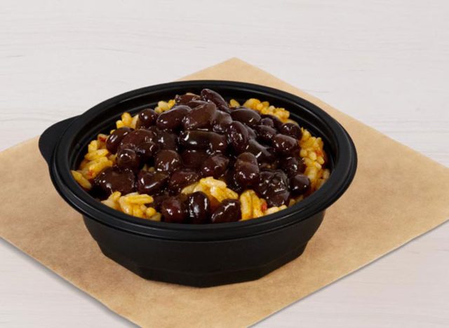 taco bell black beans rice best