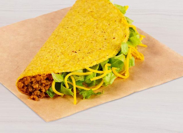 taco bell crunchy taco best