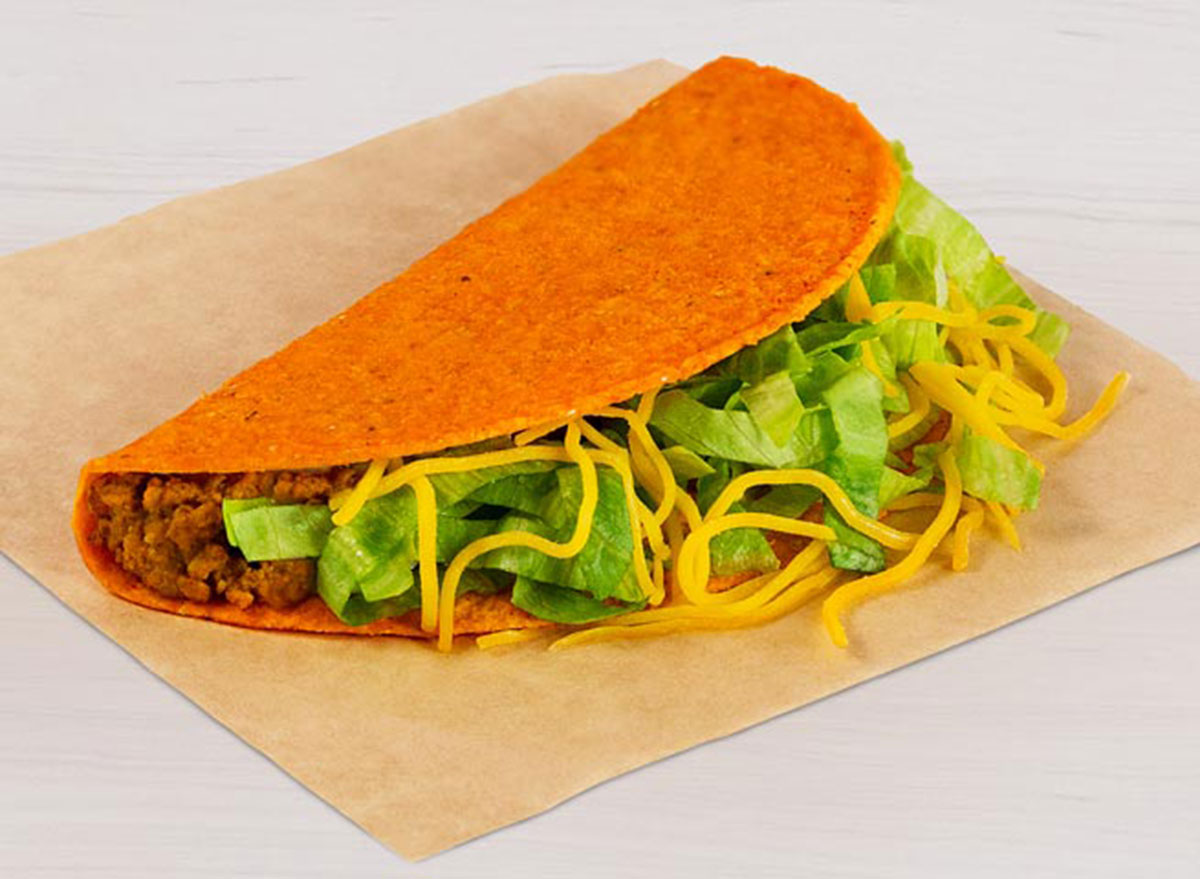 taco bell nacho cheese doritos locos taco best