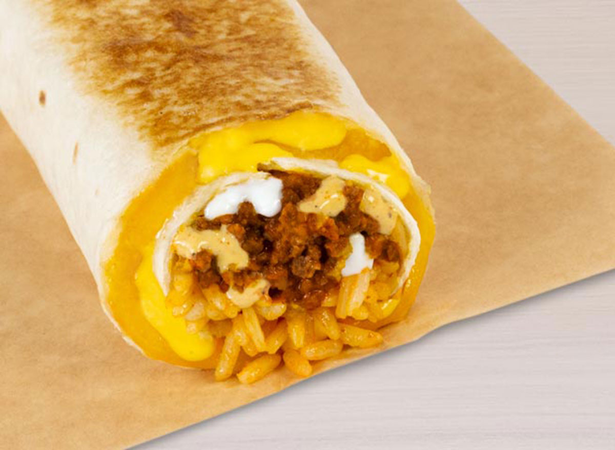 taco bell quesarito beef worst