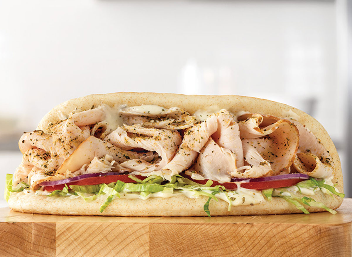 arbys turkey gyro sandwich
