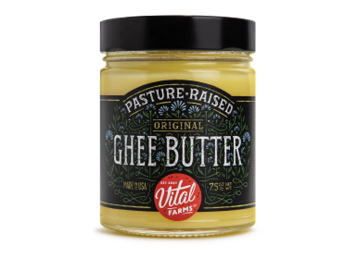 vital farms pastured raised ghee butter original jar