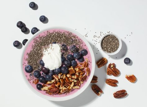 Healthy Acai-Blueberry Smoothie Bowl Recipe