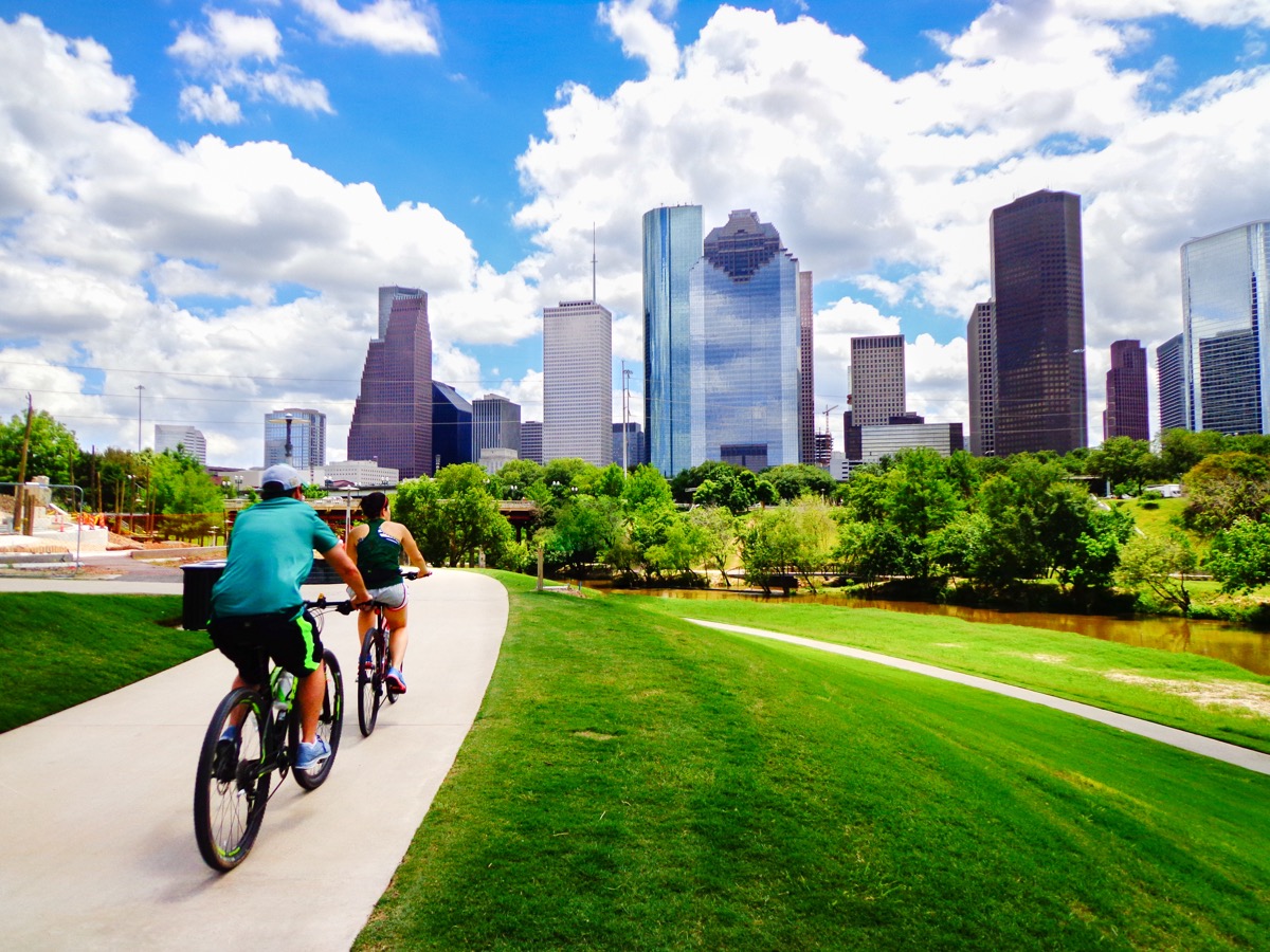 bikers in the park