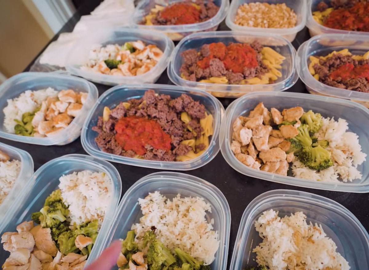 meal prep containers on a table