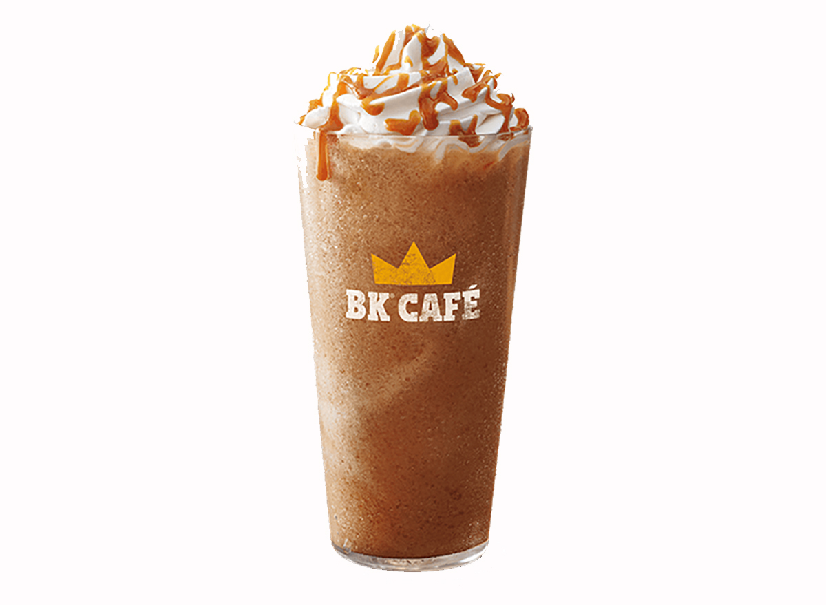 burger king cafe mocha frappe