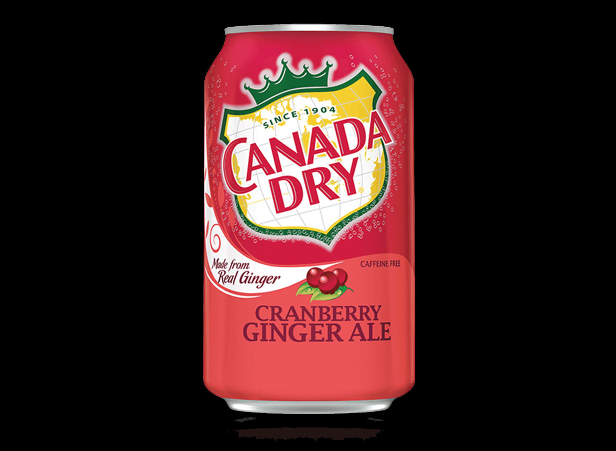 canada dry cranberry ginger ale can