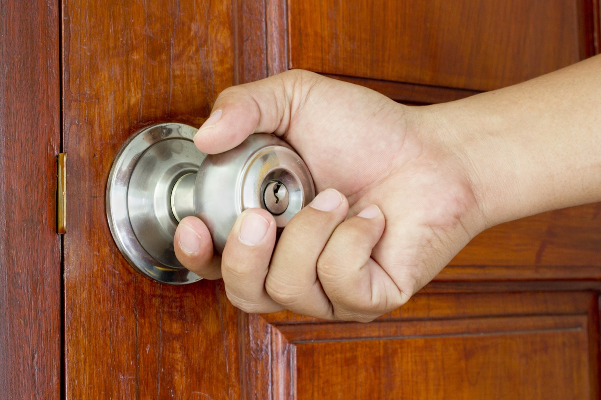 Opening door knob