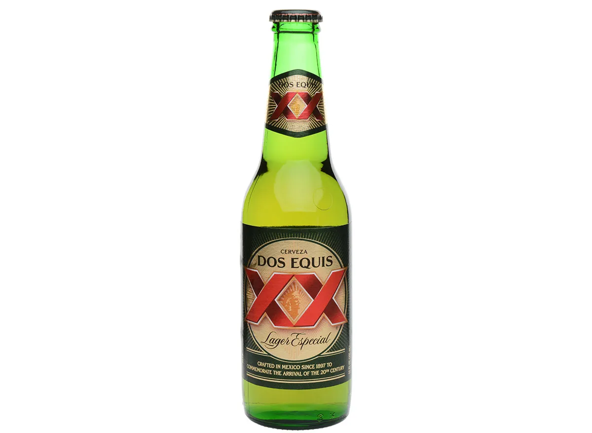 dos equis lager bottle