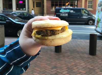 dunkin beyond meat breakfast sandwich