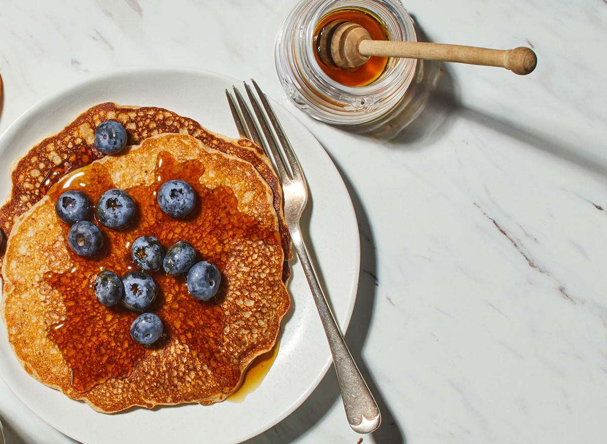 Flaxseed buttermilk pancakes