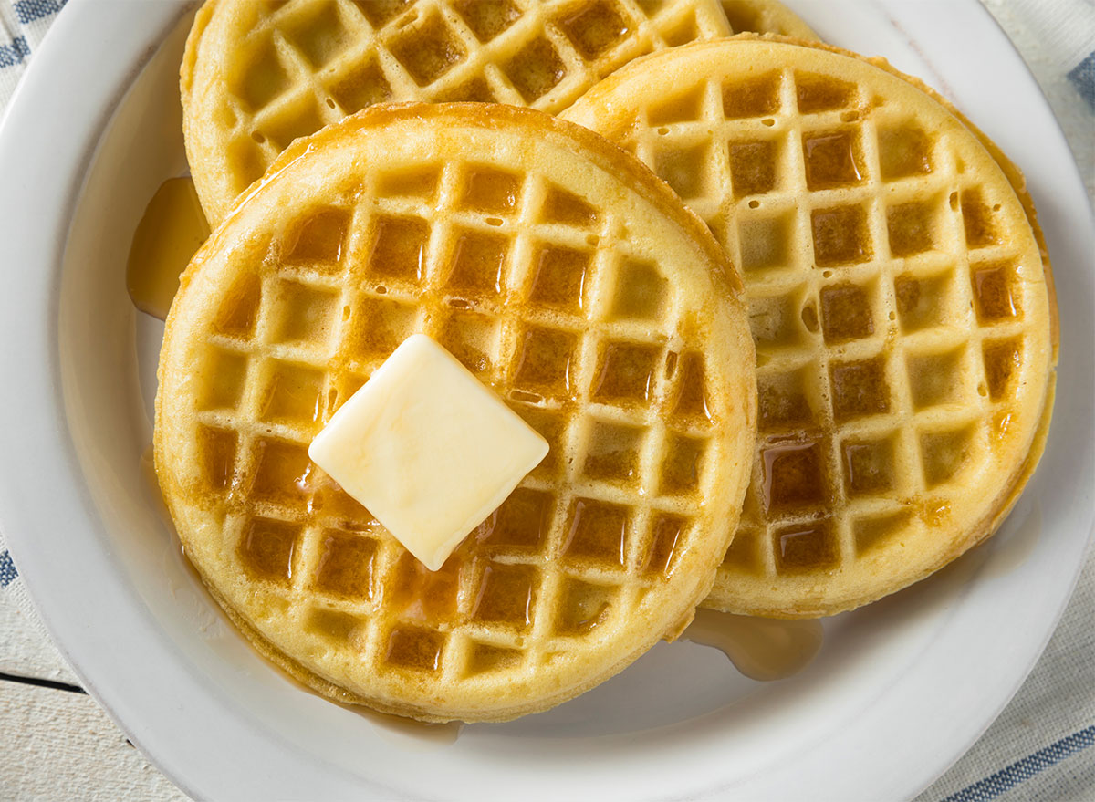 Sunday Breakfast: Whole Foods Mini Waffles