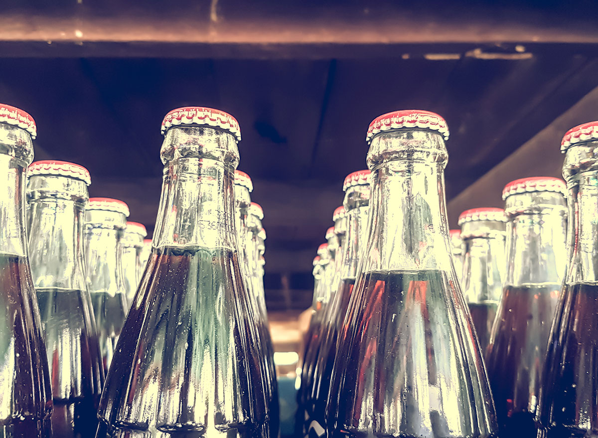 glass coke bottle close ups