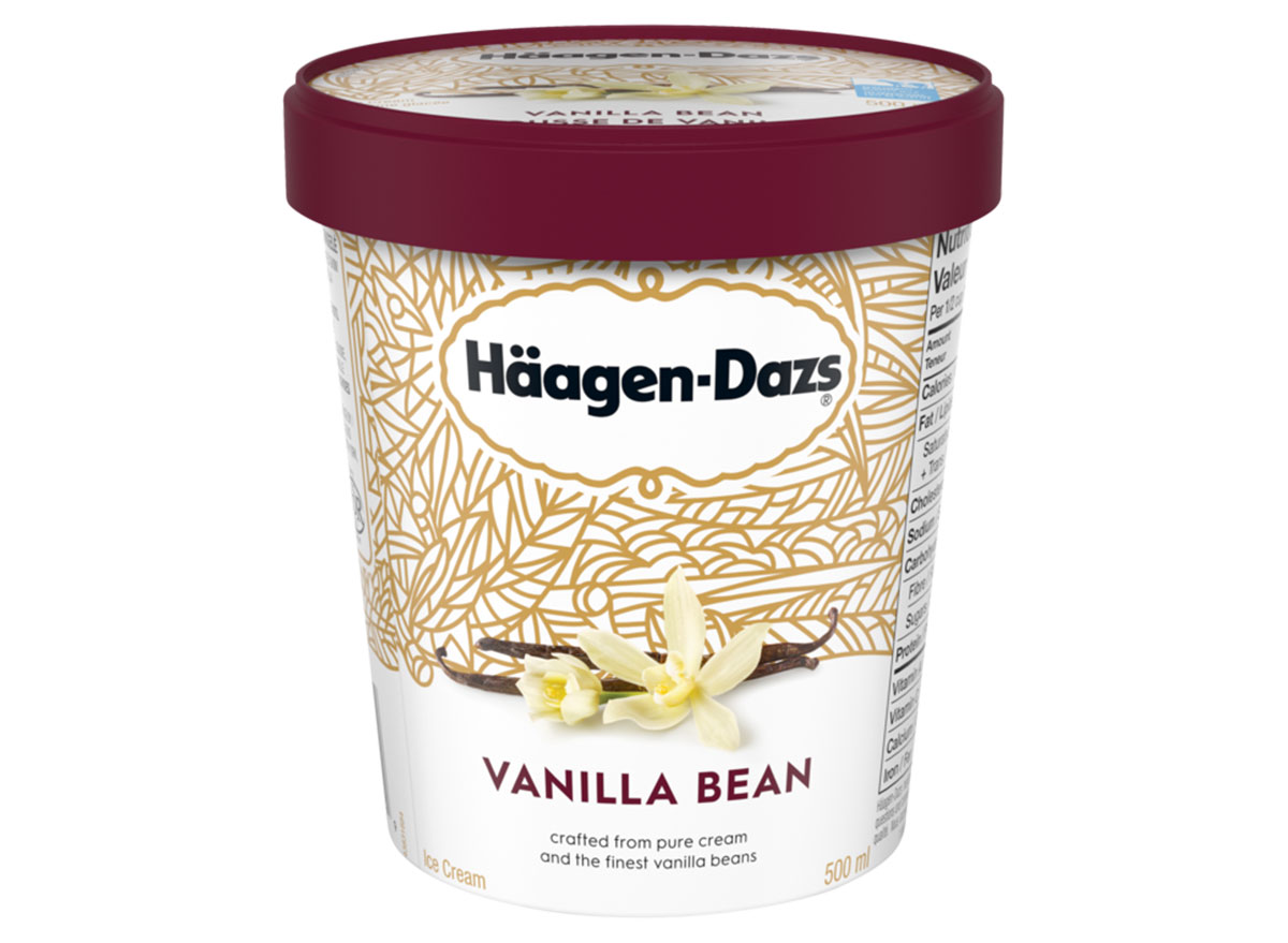 haagen dazs vanilla bean ice cream pint