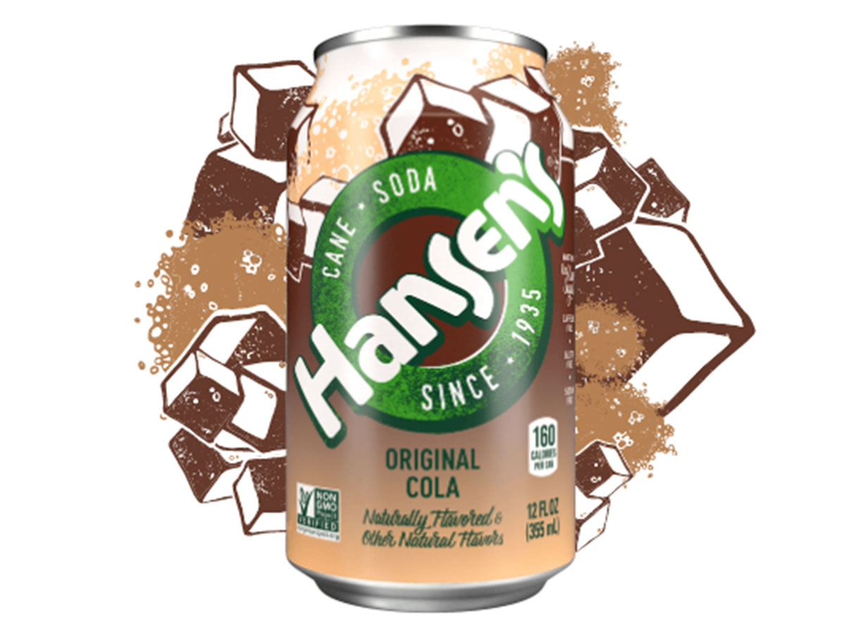 hansens original soda can