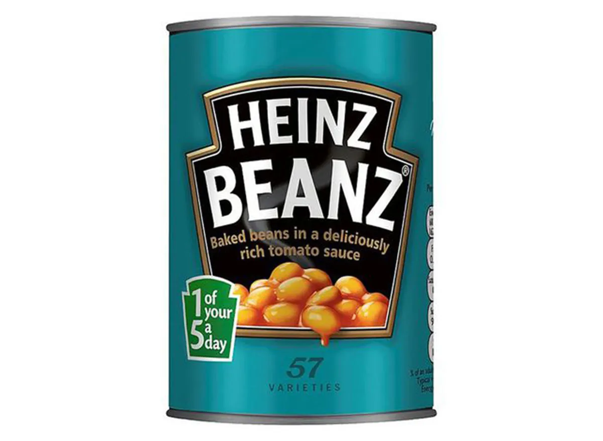 heinz beanz baked beans can