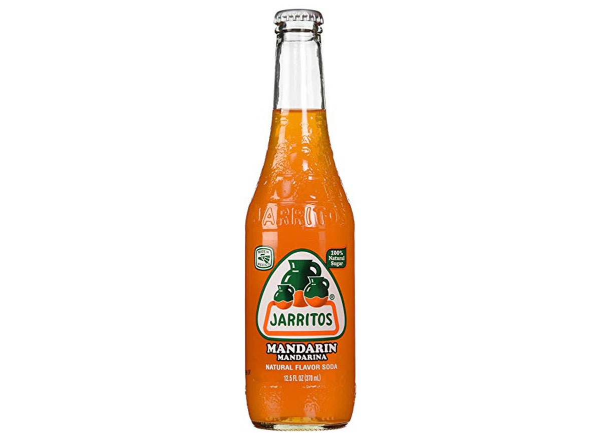 jarritos mandarin soda bottle